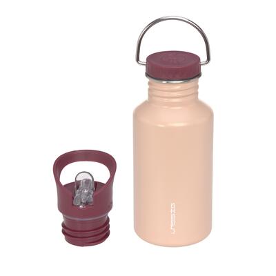 Lssig Edelstahl Trinkflasche 0,5 l, Rose