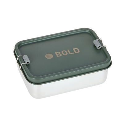 Lssig - Lunchbox Stainess steel solid Bold, dark olive