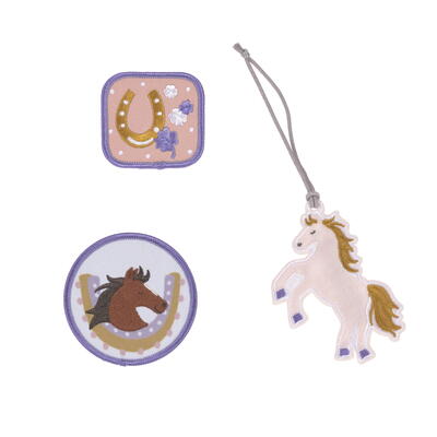 Lssig School Patches-Set, 3-teilig, 2 Patches + 1 Anhnger, Mermaid