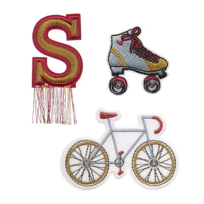 Lssig Textil Sticker-Set, 3-teilig, Bike
