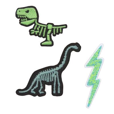 Lssig Textil Sticker-Set, 3-teilig, Dino