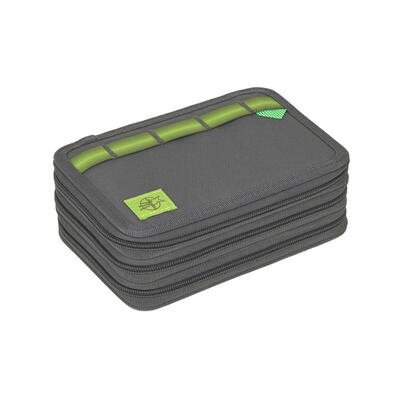 L�ssig Triple Pencil Case Unique anthracite
