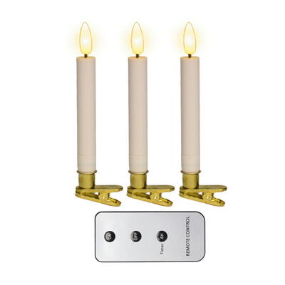 LED-Baumkerzen mit Fernbedienung, LED-Beleuchtung, Christbaumbeleuchtung LED, LED-Kerzen fr den Innenbereich