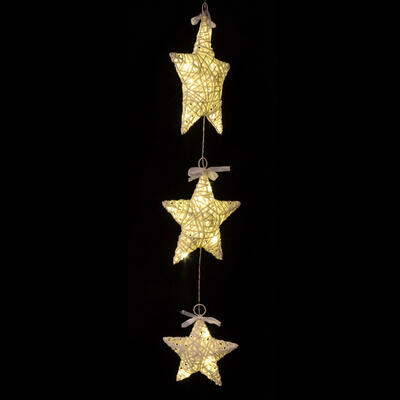 LED Dekohänger Sterne, Dekorationsbeleuchtung Sterne, Stern beleuchtet, Weihnachtsdeko