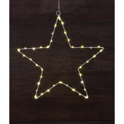 LED Stern zum Hängen, Lichterkette Stern, LED Weihnachtsstern