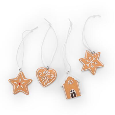 Lebkuchen-H�nger, H�nger, Christbaumschmuck, Dekoh�nger, Baumschmuck, Weihnachtsh�nger, Geschenkh�nger, Lebkuchen