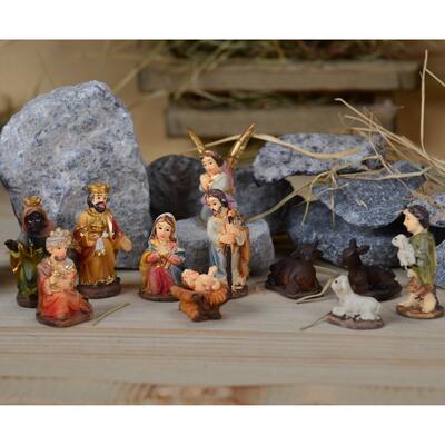 Generisch Miniatur Weihnachtskrippe In Blechdose |  Produktbild-Vorschau 2