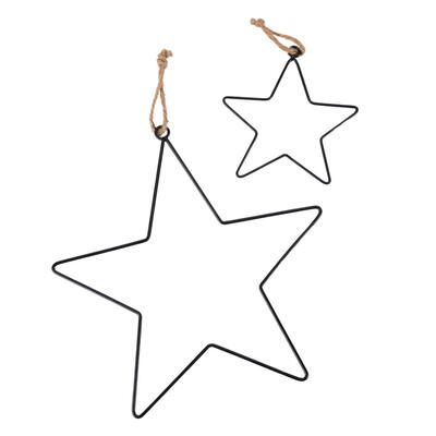 Metall-Stern, Dekostern aus Metall, Stern zum Hngen, Weihnachtsdeko, Fensterdeko Weihnachten