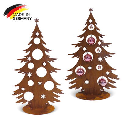 Metall-Weihnachtsbaum fr Kugeln, Dekotanne aus Metall Edelrost, Dekobaum fr Christbaumkugeln, Weihnachtsbaum, Weihnachtsdeko, 