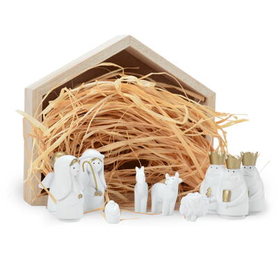 Minikrippen-Set, 11-teilig