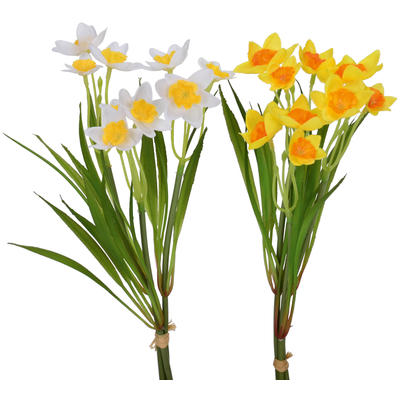 Narzissen-Bund, Osterglocke, Frhlingsblher, Seidenblume, Kunstblume, Kunstpflanze