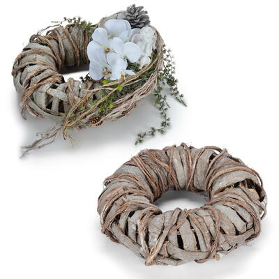 Naturkranz Woven, Dekokranz, Lianenkranz, Naturdeko