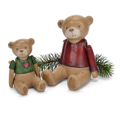 Nostalgie-Teddybr rot, Br, Vintage-Br, Deko-Teddybr