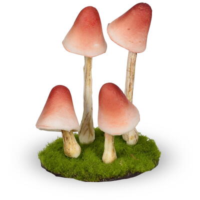 Pilze am Draht aus Schaumstoff, Deko-Pilz, Herbstdeko, Pilz