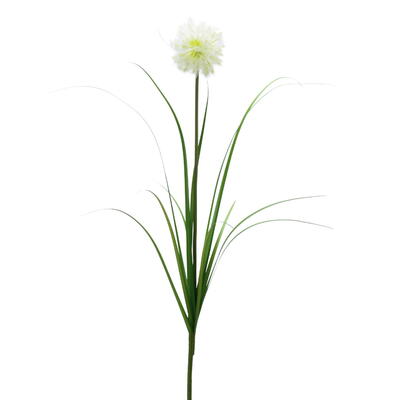 Pusteblume mit Gras, Graszweig, Dekogras mit Blte, Deko-Pusteblume, knstliche Pusteblume