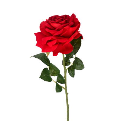Rose Velvet, Samtrose, knstliche Rose, Seidenblume, Kunstblume, knstliche Rose