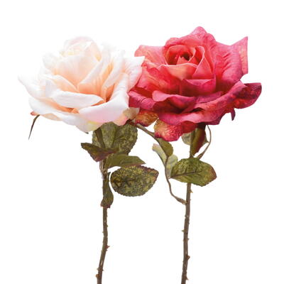 Rose, k�nstliche Rose, Edelrose Monica, Kunstrose, Kunstblume