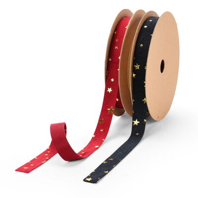 Samtband, Weihnachtsband, Band, Bnder, Weihnachten, Geschenkband, Geschenkband mit Sternen, Samtband mit Sternen, Schleifenband