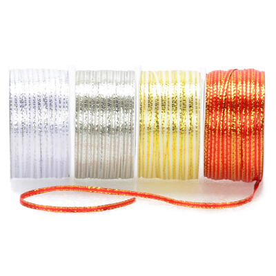 3 Rollen Juteband Mit Drahtrand - Kürbismuster Für Herbst-Deko, Thanksgiving & Basteln