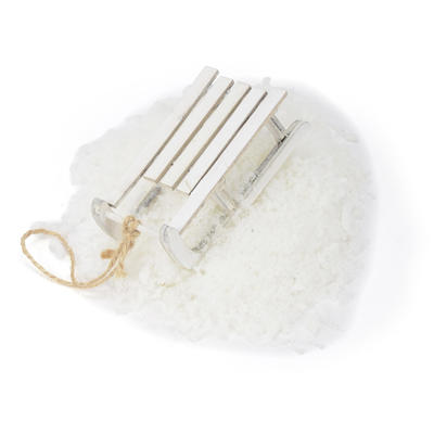 Schlitten Holz, Weihnachtsdeko, Winterdeko