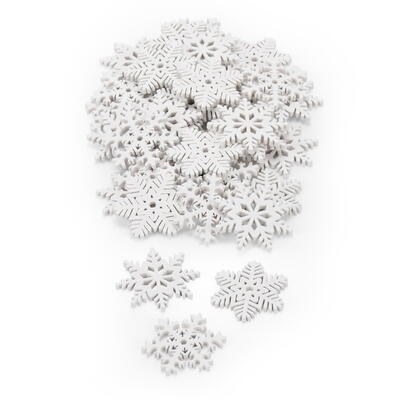 Schneeflocke, Schneeflocke aus Holz, Holzschneeflocke, Streuer, Weihnachtsdeko, Winterdeko 