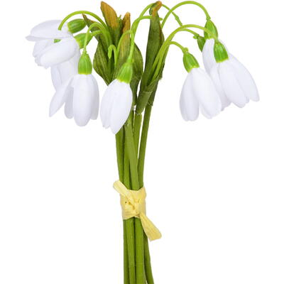 Schneeglckchen, Frhlingsblher, Seidenblume, Kunstblume, Kunstpflanze
