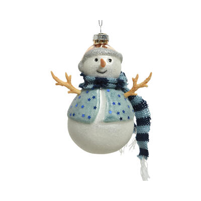 Schneemann, Baumschmuck, Glasschmuck, Christbaumanhnger, Christbaumschmuck