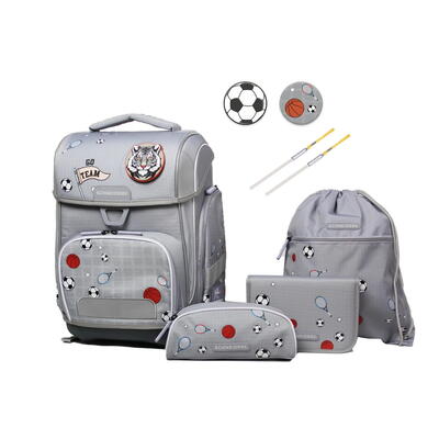 Schneiders Ergolite, Schulranzen-Set 9-teilig, Anna Maria Damm Design - Sport Star