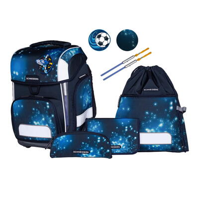 Schneiders Ergolite, Schulranzen-Set 9-teilig, Deep Cosmos
