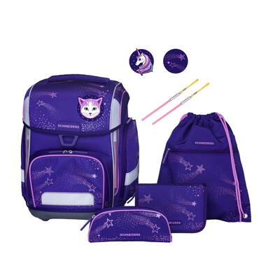 Schneiders Ergolite, Schulranzen-Set 9-teilig, Flashlight