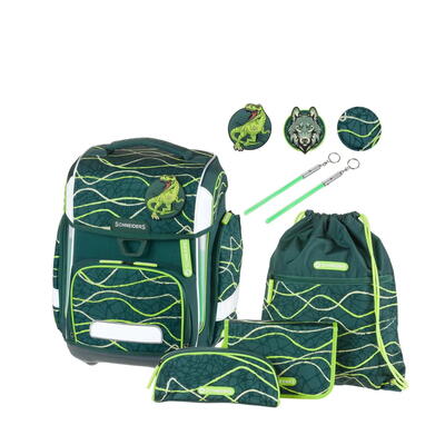 Schneiders Ergolite, Schulranzen-Set 9-teilig, Jurassic