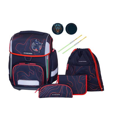 Schneiders Ergolite, Schulranzen-Set 9-teilig, Ninja Revenge