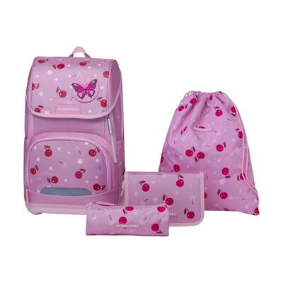 Schneiders Ergoplus, Schulranzen-Set 8-teilig, Cherry Pop