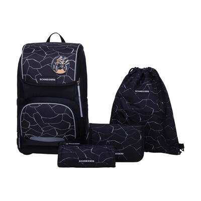 Schneiders Ergoplus, Schulranzen-Set 8-teilig, Dark Hunter