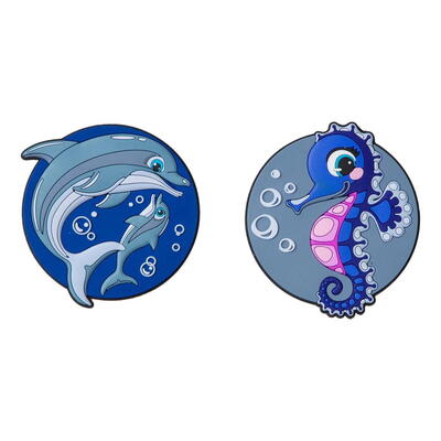 Schneiders Patches 2-teilig, Dolphin + Sea Horse