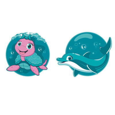 Schneiders Patches 2-teilig, Dolphin + Turtle