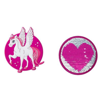 Schneiders Patches 2-teilig, Pegasus + Heart