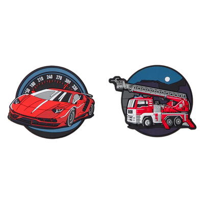 Schneiders Patches 2-teilig, Supercar + Firetruck