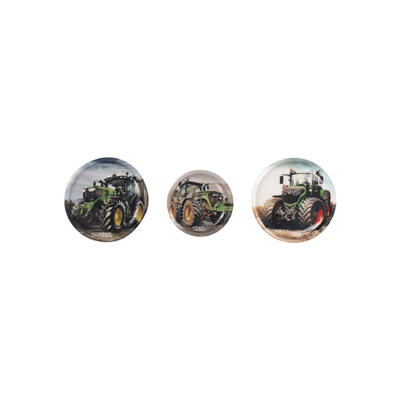 School Mood 3er Patchy-Set, Traktor