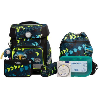 School Mood Champion Maxx Pro Schulranzen-Set 7-tlg. Elias (Rennwagen)