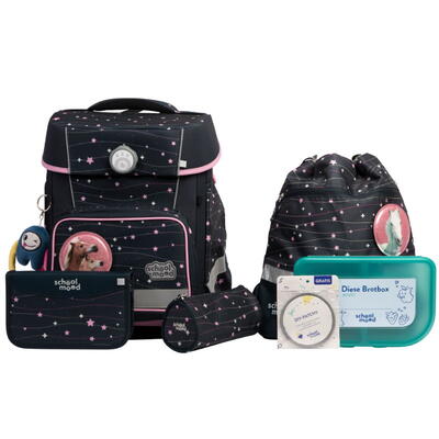 School Mood Champion Maxx Pro Schulranzen-Set 7-tlg. Ella (Pony)