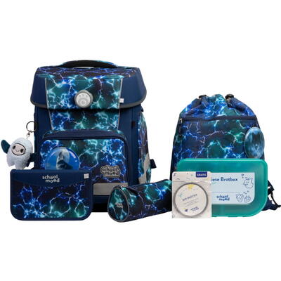 School Mood Champion Maxx Pro Schulranzen-Set 7-tlg. Felix (Wolf)