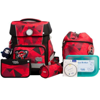 School Mood Champion Maxx Pro Schulranzen-Set 7-tlg. Kai (Ninja)