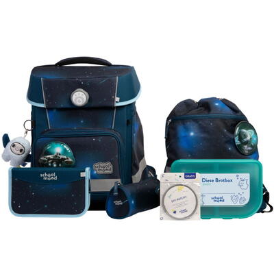 School Mood Champion Maxx Pro Schulranzen-Set 7-tlg. Moritz (Weltall)