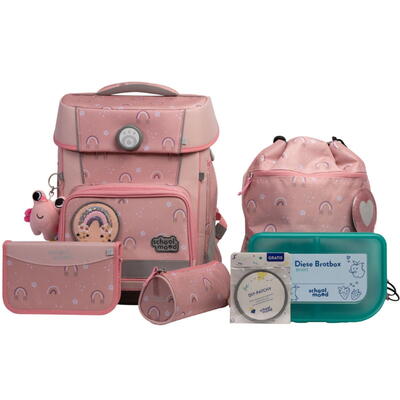 School Mood Champion Maxx Pro Schulranzen-Set 7-tlg. Rainbow