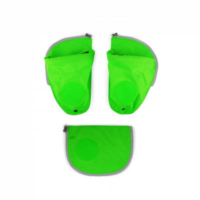 Seitentaschen Zip Set ergobag, 3-teilig, gr�n