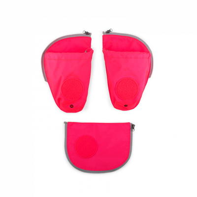 Seitentaschen-Zip-Set ergobag, 3-teilig, pink