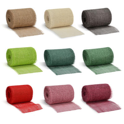 Sizoband Jute, Tischlufer, Tischband fr Tischdeko, Juteband, Dekojute