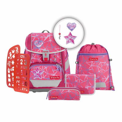 Step by Step 2in1 PLUS Schulranzen-Set 6-teilig, Star Stella