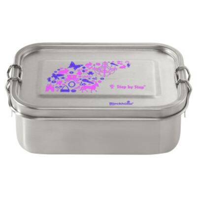 Step by Step - Edelstahl Lunchbox Purple & Rose
